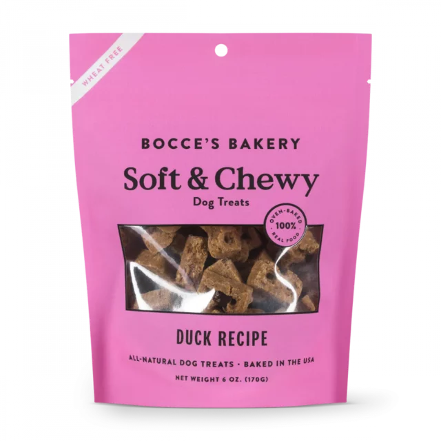 Bocce\'s Bakery Soft & Chewy Duck Recipe Dog Treats