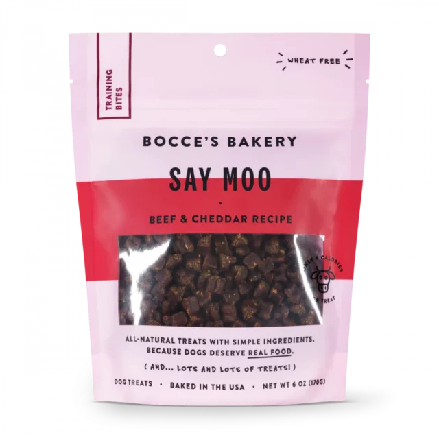 Bocce\'s Bakery Every Day Say Moooo Training Bites Treats